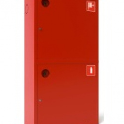 Шкаф пожарный ШПК-320-12НЗ (навесной,закрытый),красный/белый,тип:Пр/Лев