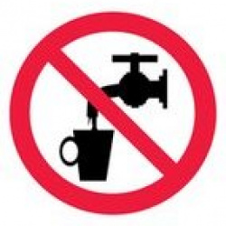 Запрещается использовать в качестве питьевой воды (Пленка 200 x 200)