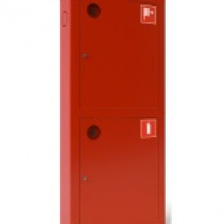 Шкаф пожарный ШПК-320ВЗ (встроенный,закрытый) белый/красный, универсальный