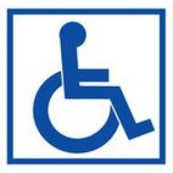 Доступность для инвалидов в креслах-колясках (Пленка 200 x 200)