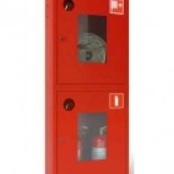 Шкаф пожарный ШПК-320НО (навесной,открытый),красный/белый,универсальный