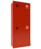 Шкаф пожарный ШПК-320ВЗ (встроенный,закрытый) белый/красный, универсальный фото 1