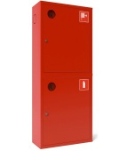 Шкаф пожарный ШПК-320НЗ (навесной,закрытый), крсный/белый, универсальный фото 1
