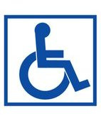 Доступность для инвалидов в креслах-колясках (Пленка 200 x 200) фото 1