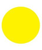 Осторожно! (Пленка 150 x 150) желтый круг фото 1